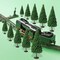 Model Cedar Trees 10PCS Train Scenery Landscape Pine Miniature Diorama Trees Mixed Model